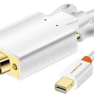 Cabletime Cable Mini DisplayPort Male - VGA male 1.8m 1080p Λευκό