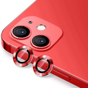 Προστασία Κάμερας Usams Camera Lens Glass for Apple iPhone 11 Metal Ring Red BH572JTT05 (US-BH572)