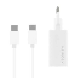 Φορτιστής κινητού Xiaomi Mi 65W Fast Charger with GaN Tech White