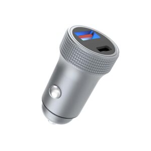 Φορτιστής Αυτοκινήτου Pavareal Car Charger USB 5A + USB C PD 20W PA-CC59 Silver