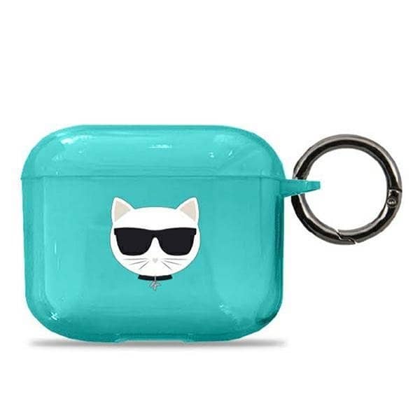 Θήκη Airpod Karl Lagerfeld for AirPods 3 Cover Blue Choupette