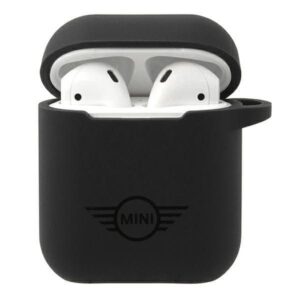 Θήκη Airpod Mini for AirPods 1/2 Black Hardcase Silicone Collection