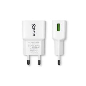 Φορτιστής κινητού Prio Universal Wall Charger 15W/2.4A (USB A) White