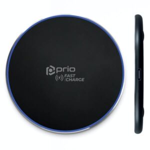 Φορτιστής κινητού Prio Fast Charge Wireless Charger 15W (USB C) black