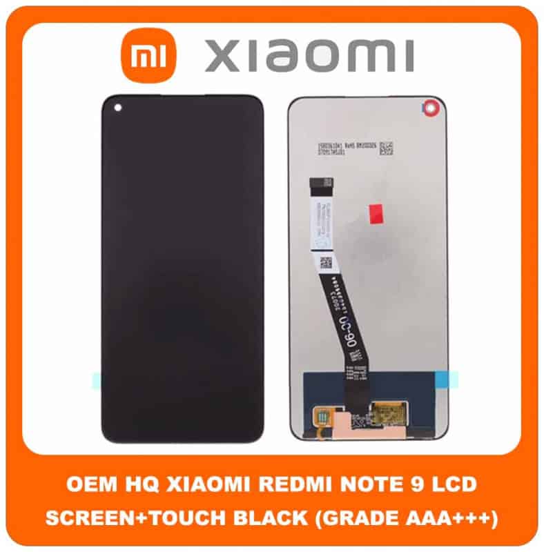 Οθόνη Κινητού και Μχανισμός Αφής OEM HQ Xiaomi Redmi Note 9 , Note9 , Redmi 10X 4G (M2003J15SC, M2003J15SG, M2003J15SS) IPS LCD Display Assembly Screen Οθόνη + Touch Screen Digitizer Black (Grade AAA+++)