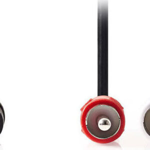 Nedis Καλώδιο 3.5mm male - RCA male Μαύρο 2m