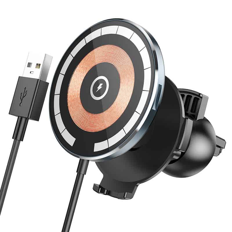 Βάση Κινητού Hoco Car Holder with Wireless Charging Automatic 15W CW42 Black