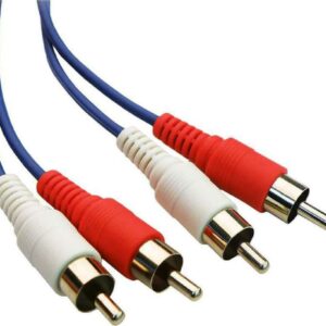 Powertech Cable 2x RCA male - 2x RCA male 3m