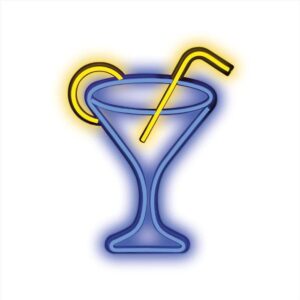 Forever Light Neon Plexi LED Cocktail Multicolor