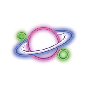 Forever Light Neon Plexi LED Planet Multicolor
