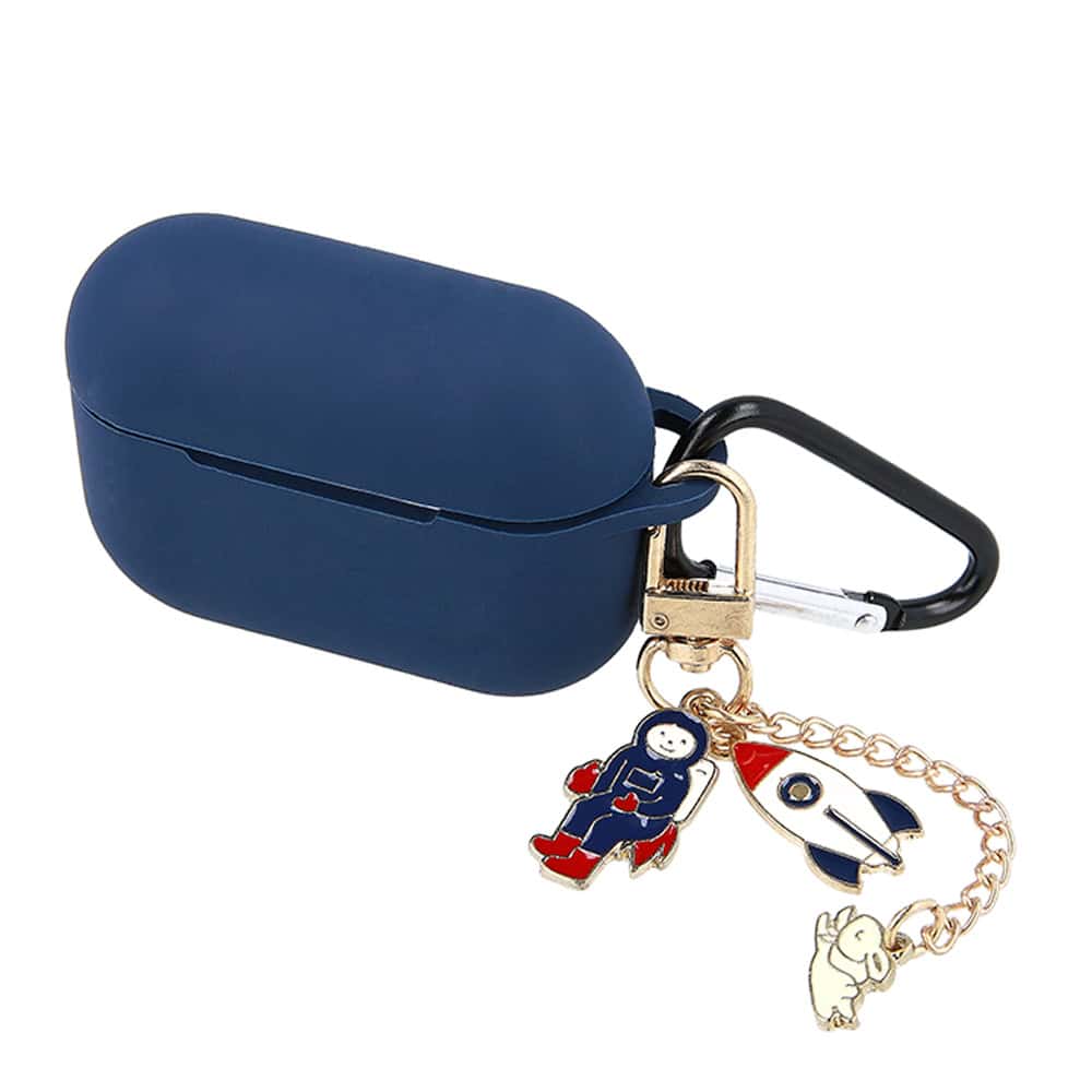 Θήκη Airpod Oem for Airpods / Airpods 2 with Pendant Dark Blue