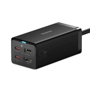 Φορτιστής κινητού Baseus GaN5 Pro 67W Hub HDMI ,2 Type-C /USB-A /HDMI 4K 30Hz 1.5m Black + Type-C Cable 100W 40Gb/s 1m