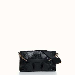 Τσάντα Christina Malle Croco Fluffy Black