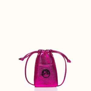 Τσάντα Christina Malle Metallic Pouch Fuchsia