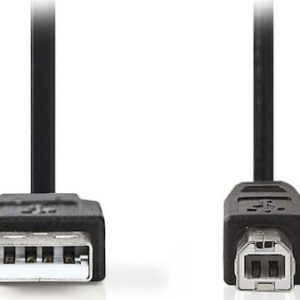 Nedis USB 2.0 Cable USB-A male - USB-B male 2m