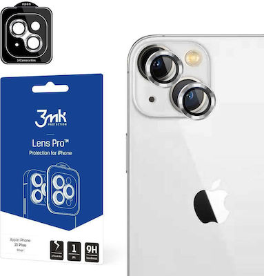 Προστασία Κάμερας 3mk Hybrid Glass Lens Protection Pro for Camera for iPhone 15 Plus 6,7" Silver