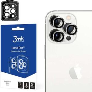 Προστασία Κάμερας 3mk Hybrid Glass Lens Protection Pro for Camera for iPhone 15 Pro 6,1" Silver