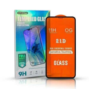 Προστασία οθόνης κινητού Oem Tempered Glass Full Glue for Realme 7i Black