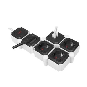 Πολύπριζο Logilink Flexible Socket 4xSchuko with 2xUSB 1,5m