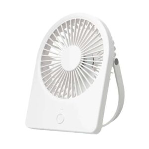 Techsuit Mini Fan Portable Rechargeable, USB White