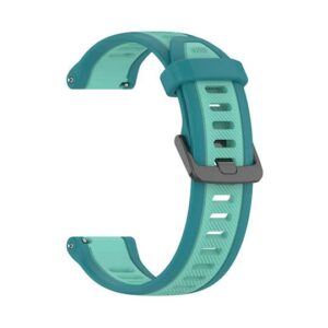 Λουράκι Techsuit Watchband for Huawei Watch GT 4 (41mm)/Honor Watch S1/Garmin Venu 2S/Vivoactive 4S Teal Blue