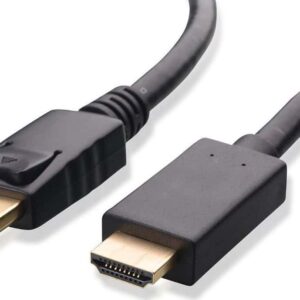 Καλώδιο Εικόνας PowerTech DisplayPort (M) to HDMI (M) 3m Black