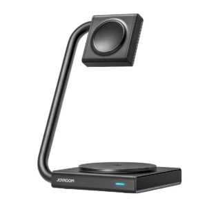 Φορτιστής Γραφείου Joyroom Wireless Charging Station 15W for Apple Watch, iPhone, AirPods Black