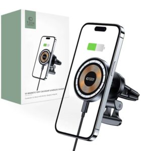 Βάση Αυτοκινήτου Tech-Protect Magnetic MagSafe Wireless Charging Car Mount Air Vent V5 15W Black
