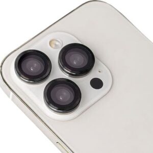 Προστασία Κάμερας Oem Set of lens Glasses for iPhone 15 / 15 Plus Black Frame (2 pcs)