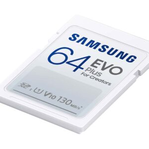 Κάρτα Μνήμης Samsung Evo Plus for Creators SDXC 64GB Class 10 U1 V10 UHS-I