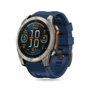 Λουράκι Tech Protect Silicone for Garmin Fenix 5/6/6 Pro/7/8 47mm/E Navy Blue