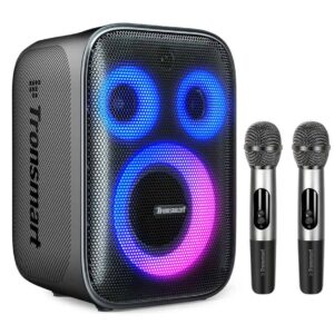 Ηχεία Tronsmart Σύστημα Karaoke με Ασύρματα Μικρόφωνα Halo 200 120W  Black