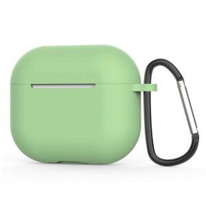 Θήκη Airpods Techsuit Silicone for AirPods 4, Smooth Ultrathin Material Mint Green