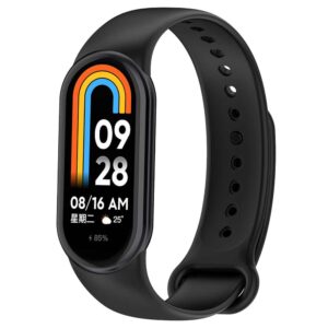 Λουράκι Techsuit Watchband for Xiaomi Mi Band 8 / 8 NFC Black
