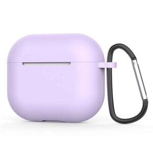 Θήκη Airpod Techsuit Silicone for AirPods 4, Smooth Ultrathin Material Purple
