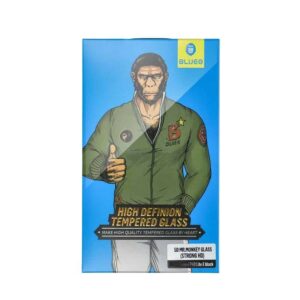 Προστασία οθόνης κινητού BlueO Tempered Glass 5D Mr. Monkey Glass for Apple iPhone 16 Pro Max Black (Strong HD)