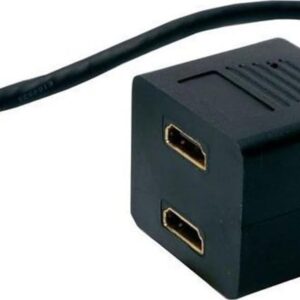 Αντάπτορας PowerTech Adapter HDMI to 2xHDMI (F) Black