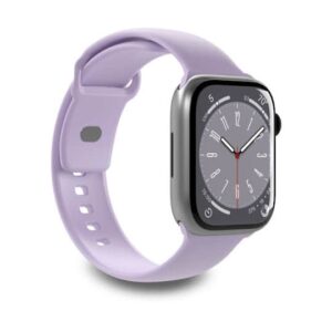 Λουράκι Puro Icon Silicone Strap for Apple Watch 42 / 44 / 45 / 49 mm Lavender (2 pcs.)