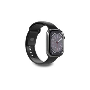 Λουράκι Puro Icon Silicone Strap for Apple Watch 38 / 40 / 41 mm Black (2 pcs.)