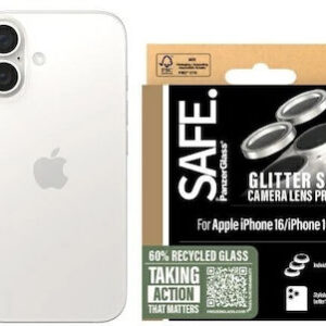 Προστασία Κάμερας Safe by PanzerGlass iPhone 16 6.1" / 16 Plus 6.7" Lens Protector Silver/Glitter Silver