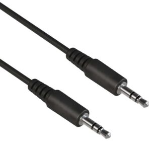 Καλώδιο Ήχου Powertech 3.5mm(M) - 3.5mm(M) 2m Black