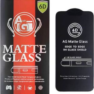 Προστασία οθόνης κινητού Tempered Glass 6D matte for iPhone 12 Mini 5.4'' Black Frame