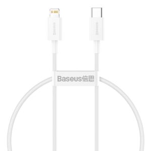 Baseus Cable Superior PD USB-C - Lightning 0,25 m white 20W