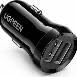 Φορτιστής Αυτοκινήτου Ugreen Car Charger 24W Dual USB 2.4A Black