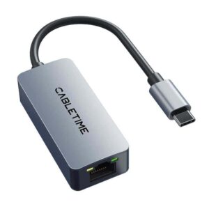 Αντάπτορας Δικτύου Cabletime CT-CML2500-AG USB-C 2.5Gbps Ethernet Grey