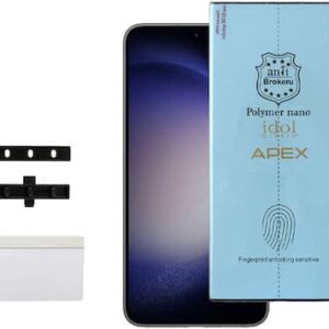 Προστασία Οθόνης Κινητού iDol 1991 Apex Polymer Nanotech Film for Samsung S23 5G S911 6.1 Finger Unlock Full Glue