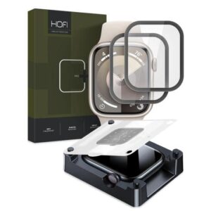 Προστασία Οθόνης Smartwatch Hofi Hybrid Pro+ for Apple Watch 7/8/9 41mm Black 2 Pack