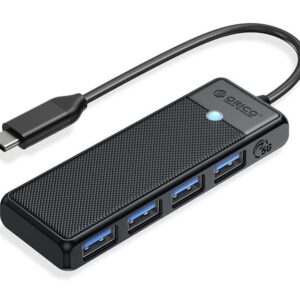 USB HUB Orico Type-C with 4xUSB 3.0 5GBps Black