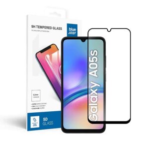 Προστασία οθόνης κινητού Blue Star 5D Tempered Glass for Samsung A05s (full glue/case friendly) Black