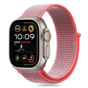 Λουράκι Tech-Protect Nylon for Apple Watch 6/7/8/9/10/SE 40/41/42mm Hot Pink